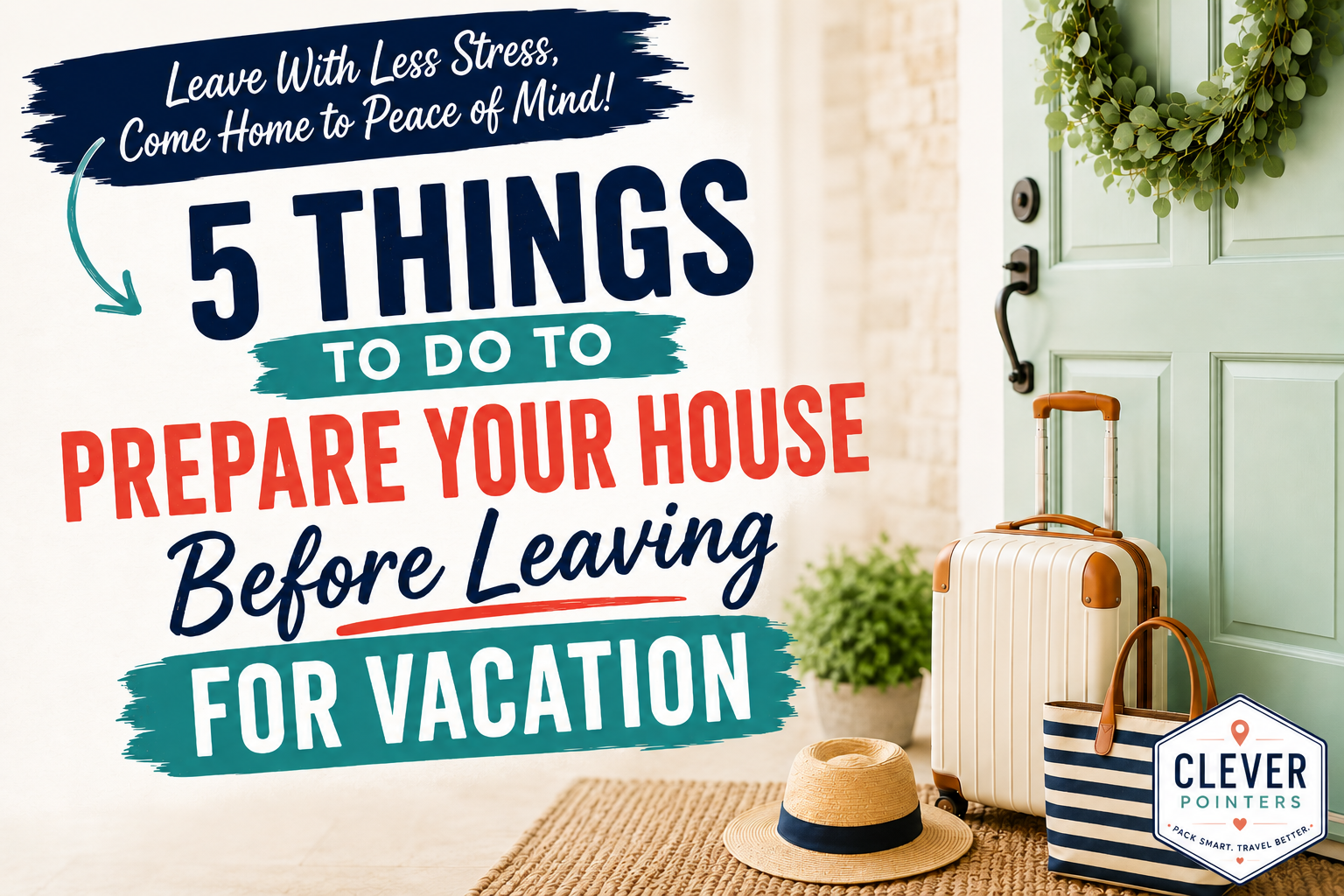 5 Things to Do to Prepare Your House Before Leaving for Vacation