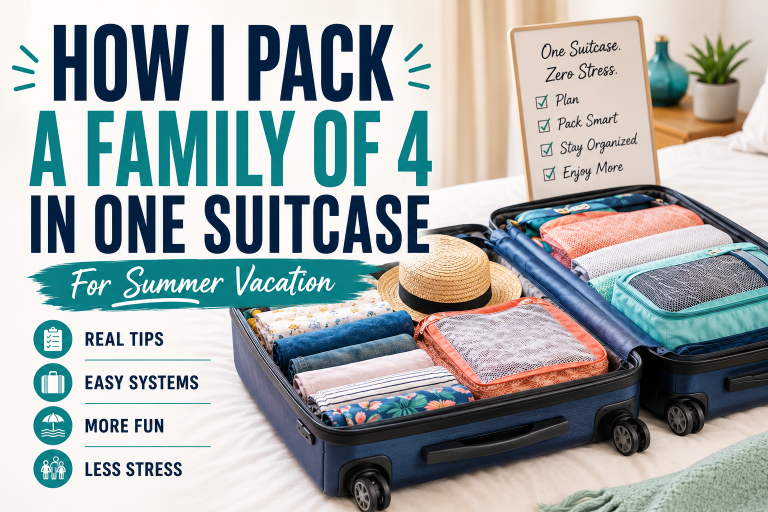 Can You Pack a Family in One Suitcase? Our Proven System